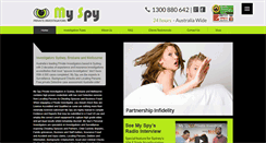 Desktop Screenshot of myspy.com.au